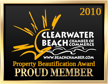 Camelot Beach Suites Awards Clearwater COC Award 2010